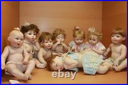 Ashton-Drake Galleries Titus Tomescu All Porcelain Dolls Lot of 8 Collection