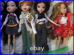 BRATZ DOLL LOT HUGE COLLECTION with Case Accessories Clothes 37 Dolls Boys 2001 up