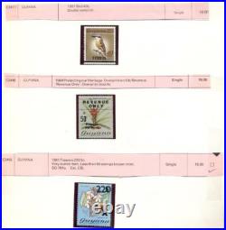 BRITISH AREA ERRORS Collection, 191 Errors & Freaks, all mint, 1980's period