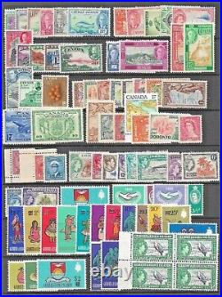 BRITISH COMMONWEALTH COLLECTION Mostly KGV-early QE ALL MINT x1,200+