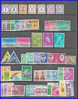 BRITISH COMMONWEALTH COLLECTION Mostly KGV-early QE ALL MINT x1,200+