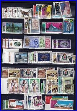 BRITISH COMM 1970's COLLECTION OF MANY HUNDRED MINT NEVER HINGED FROM ALL OVER