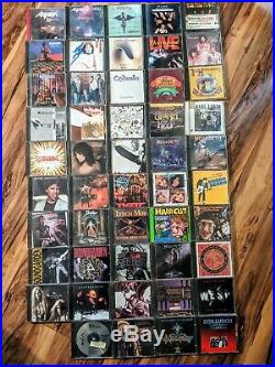 BULK LOT of 50 Classic Rock Goth Metal CD Albums Collection Some Rare! All in EUC