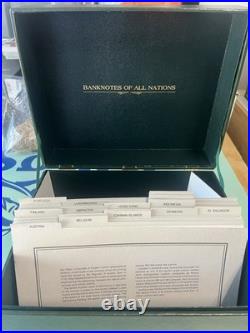 Banknotes of all nations, limited edition Franklin Mint Collection with Case
