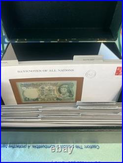 Banknotes of all nations, limited edition Franklin Mint Collection with Case