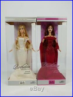 Barbie Birthstone Collection Complete Full Set 2002 All 12 Months New In Box