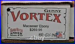 Bark River Gunny Vortex EDC All Purpose Knife In Mint, Unused Condition