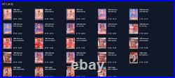 Baseball cards collection lot binder