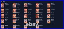 Baseball cards collection lot binder