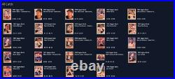 Baseball cards collection lot binder