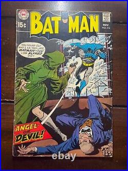 Batman #214, 216, 218, 225 LOT OF 4 (1968-1970)