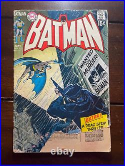 Batman #214, 216, 218, 225 LOT OF 4 (1968-1970)