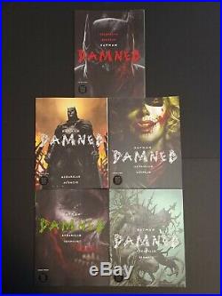 Batman Damned full Lot of 5 includes1, 2, 3, 2a & 3a all books NM