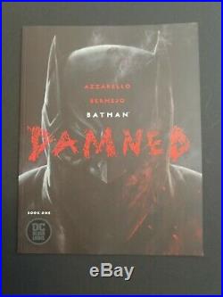 Batman Damned full Lot of 5 includes1, 2, 3, 2a & 3a all books NM