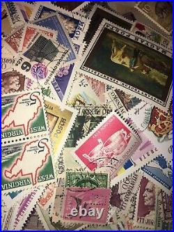 Box lot Of 8 Pounds! Worldwide Stamps Used/mint Unchecked