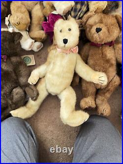 Boyds Bears Plush 34 Pcs Collectible Vintage Retired Stuffed Toy Bears
