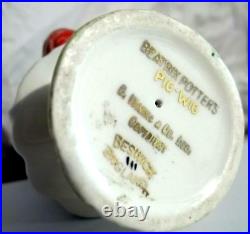 Bp2a Beswick Gold Oval Beatrix Potter Figurine Pig Wig Mint In Box No Crazing