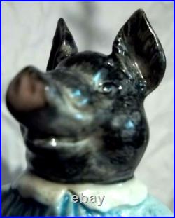 Bp2a Beswick Gold Oval Beatrix Potter Figurine Pig Wig Mint In Box No Crazing