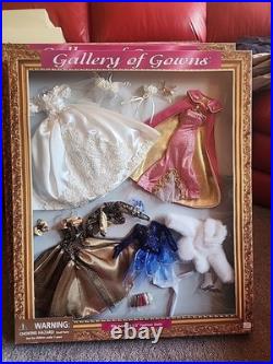 Brass Key Collection Fashion Doll Dresses And Accessories Lot Of 6