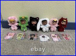 Bratz Bratziez Iconz Series COMPLETE SET Of 6 Both Secrets Plus Display Case