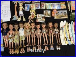 Bratz Sun Kissed Summer Collection All Girls, Some Boyz, Playset All Complete