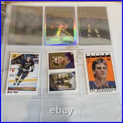 Brett Hull Ultimate Collection Lot Of 204 All Different Cards St Louis Blues