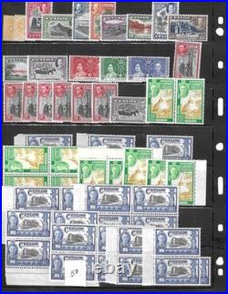 British Asia Accumulation- 530 Stamps All Mint Many Complete Sets-many Nh