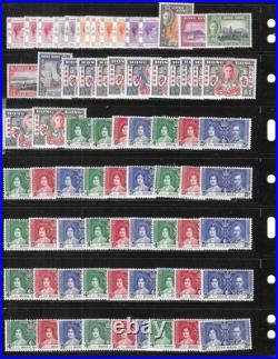 British Asia Accumulation- 530 Stamps All Mint Many Complete Sets-many Nh