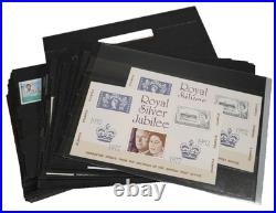 British Silver Jubilee Collection Of 350+ Stamps All Mint In Lindner Case