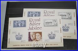 British Silver Jubilee Collection Of 350+ Stamps All Mint In Lindner Case