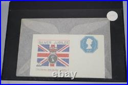 British Silver Jubilee Collection Of 350+ Stamps All Mint In Lindner Case