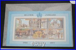 British Silver Jubilee Collection Of 350+ Stamps All Mint In Lindner Case