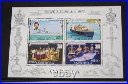 British Silver Jubilee Collection Of 350+ Stamps All Mint In Lindner Case