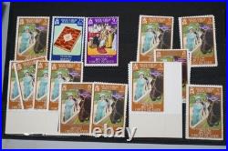 British Silver Jubilee Collection Of 350+ Stamps All Mint In Lindner Case
