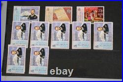 British Silver Jubilee Collection Of 350+ Stamps All Mint In Lindner Case