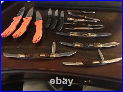 Buck Pocket knife lot 15 knifes total All mint brand new lot Buck