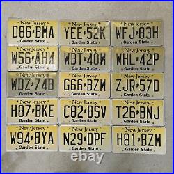 Bulk Lot 15 New Jersey License Plates? Free? All Embossed See All Pics