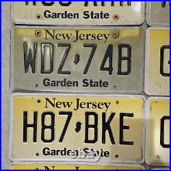 Bulk Lot 15 New Jersey License Plates? Free? All Embossed See All Pics
