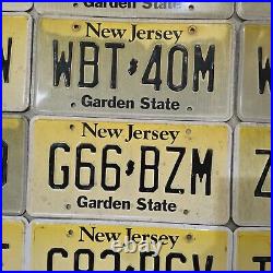 Bulk Lot 15 New Jersey License Plates? Free? All Embossed See All Pics