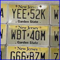 Bulk Lot 15 New Jersey License Plates? Free? All Embossed See All Pics