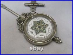 C1800s WATERBURY PARLOR MANTEL CLOCK & ALARM ALL ORIGINAL RUNS GREAT NEAR MINT