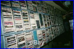 CD collection lot. Full catalog. All genres From 20's to 600 LBS of great music