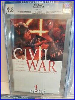 CGC Lot 2006 Marvel Civil War 1-7 ALL GRADED 9.8
