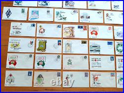 COLLECTION / LOT OF 69 x FIRST DAY COVERS 1948 to 1969 FDC ALL UNUSED