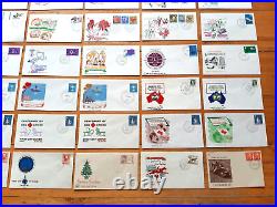 COLLECTION / LOT OF 69 x FIRST DAY COVERS 1948 to 1969 FDC ALL UNUSED