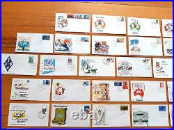 COLLECTION / LOT OF 69 x FIRST DAY COVERS 1948 to 1969 FDC ALL UNUSED