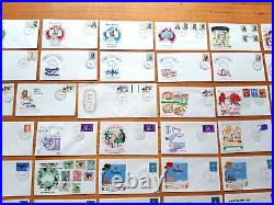 COLLECTION / LOT OF 69 x FIRST DAY COVERS 1948 to 1969 FDC ALL UNUSED
