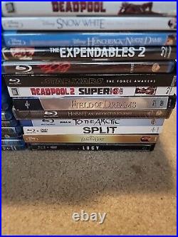 COLLECTION Lot of 75 Blu-Ray Mix Marvel Disney DC SEE ALL PICTURES