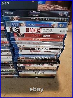 COLLECTION Lot of 75 Blu-Ray Mix Marvel Disney DC SEE ALL PICTURES