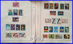 COLLECTION OF GHANA STAMPS from 1957-74 on ALBUM PAGES ALL MINT